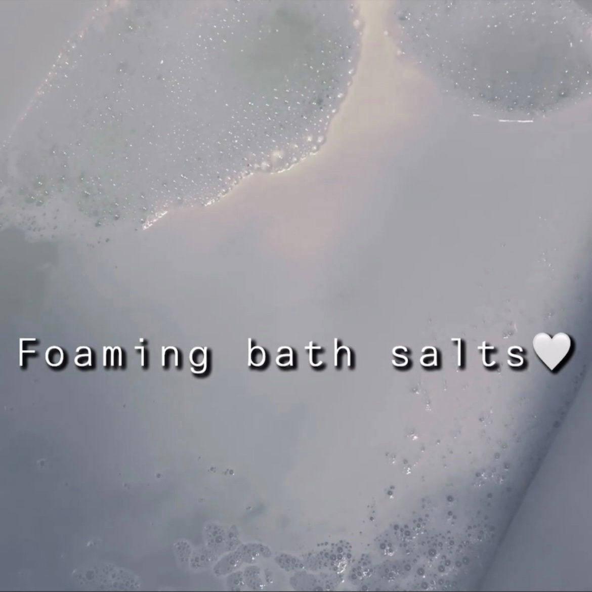 Foaming Bath Salts